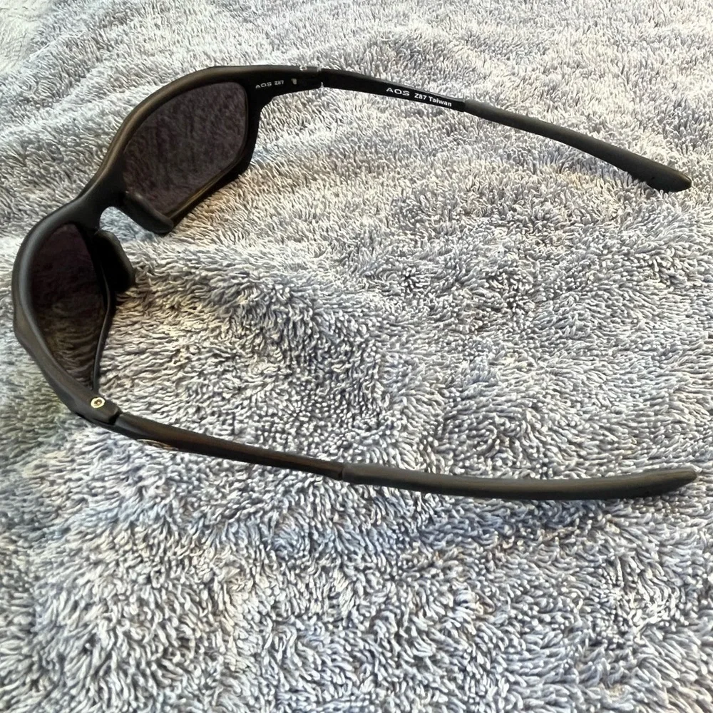 AOS Z87 Forge Black Sunglasses with Yellow Lenses
